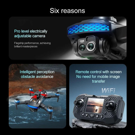 Xiaomi Mijia M6 Drone 8K Professional HD Camera Drones 5G WIFI FPV Video 4k UAV With screen Remote control RC Quadcopter Dron - MANDOTOS